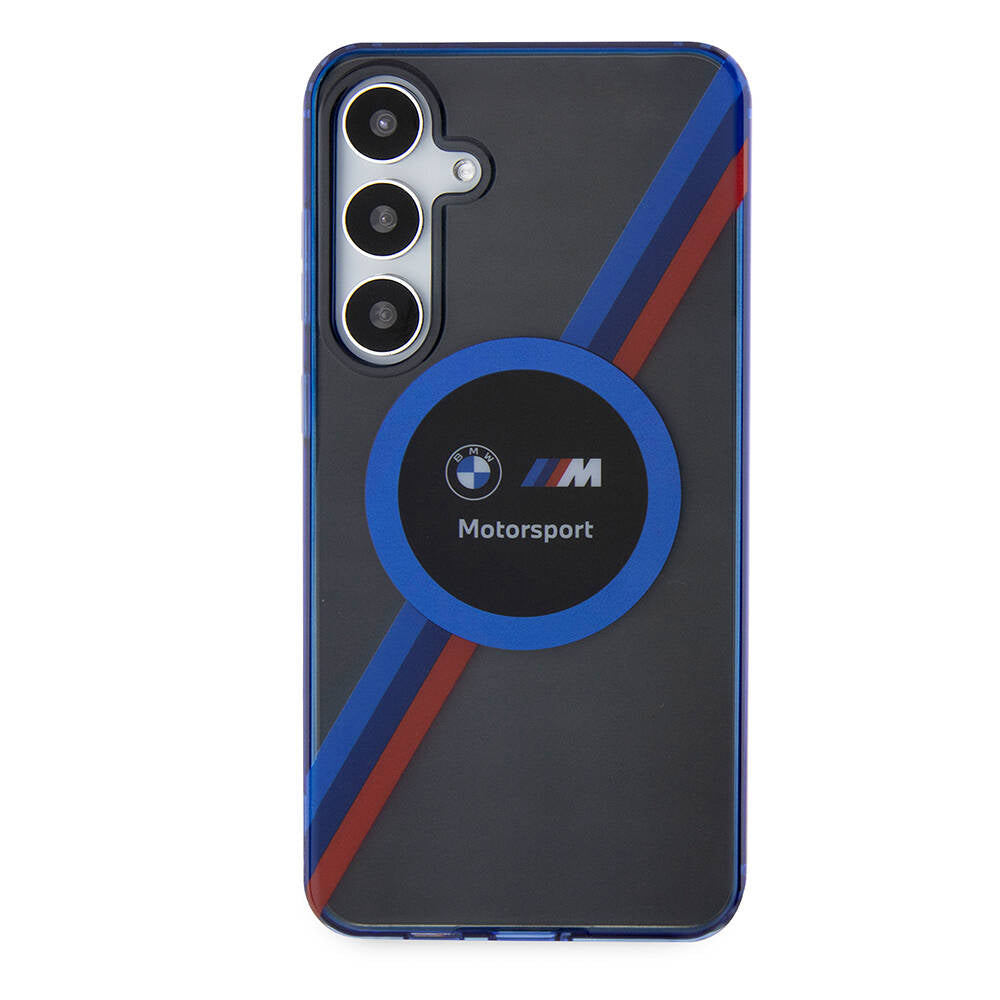 BMW Galaxy S24 Plus Orjinal Lisanslı M Logolu Üç Renk Çizgili Motorsport Circle Kılıf BMW Galaxy S24 Plus Orjinal Lisanslı M Logolu Üç Renk Çizgili Motorsport Circle Kılıf
